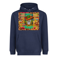 Navy cinco de mayo sombrero skull Heavyweight Hoodie - BarkalooDesign
