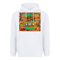 White cinco de mayo sombrero skull Heavyweight Hoodie - BarkalooDesign