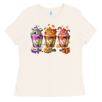 Bone Hallothanksmas coffee cups Ladies Tee - NancyCooperArtShop