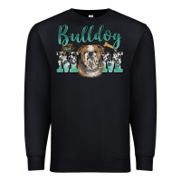 Black bulldog mom Premium Sweatshirt - BarkalooDesign