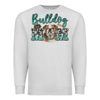 Dove Grey bulldog mom Premium Sweatshirt - BarkalooDesign