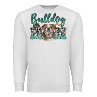 Oatmeal Heather bulldog mom Premium Sweatshirt - BarkalooDesign
