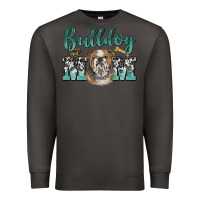Smoke bulldog mom Premium Sweatshirt - BarkalooDesign
