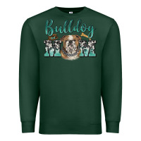 Sports Green bulldog mom Premium Sweatshirt - BarkalooDesign