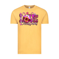 Vintage Mustard love christmas pink Vintage Tee - CowGirlArtShop