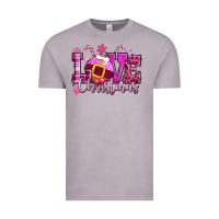 Vintage Zinc love christmas pink Vintage Tee - CowGirlArtShop