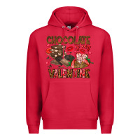 Cardinal Chcolate is my Valentine Premium Hoodie - CowhideDigitalArt