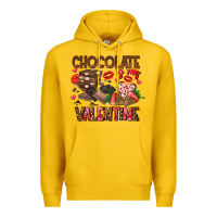 Lemon Chcolate is my Valentine Premium Hoodie - CowhideDigitalArt