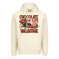 Sandshell Chcolate is my Valentine Premium Hoodie - CowhideDigitalArt