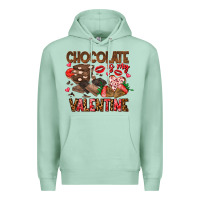 Seafoam Chcolate is my Valentine Premium Hoodie - CowhideDigitalArt
