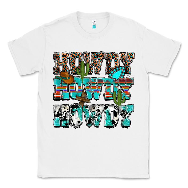 Western Howdy Howdy Howdy Classic Tee by HowdyJamesFarm | Teevron