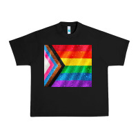 Black Pride flag Urban Heavy Tee - CowGirlArtShop