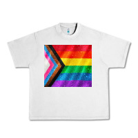 Lunar Rock Pride flag Urban Heavy Tee - CowGirlArtShop