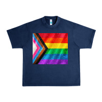 Navy Pride flag Urban Heavy Tee - CowGirlArtShop