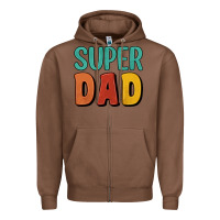 Chestnut super dad Zipper Hoodie - Artiststas