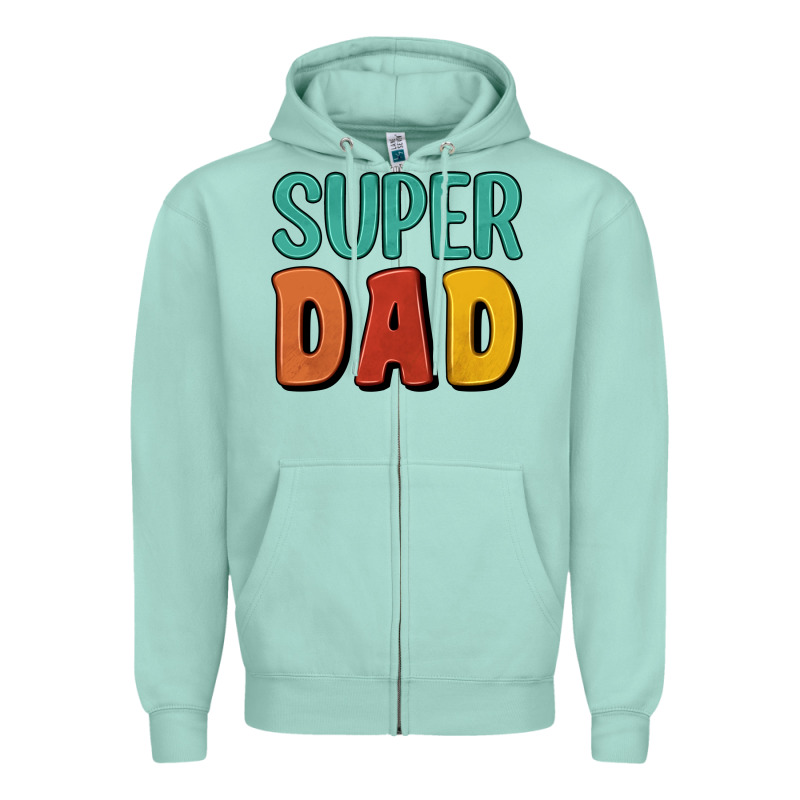 Super Dad Zipper Hoodie by Artiststas | Teevron