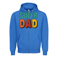 True Royal super dad Zipper Hoodie - Artiststas