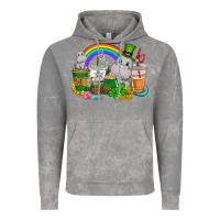 Cloud Rock St. Patrick's Hippopotamus coffee cups Vintage Hoodie - CowGirlArtShop