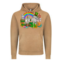 Vintage Camel St. Patrick's Hippopotamus coffee cups Vintage Hoodie - CowGirlArtShop
