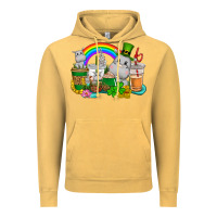 Vintage Mustard St. Patrick's Hippopotamus coffee cups Vintage Hoodie - CowGirlArtShop