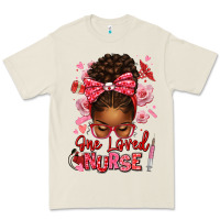 Bone one loved nurse afro messy bun Premium Tee - texasbilliewilder