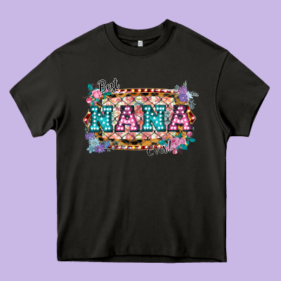 Best Nana Ever! Heavy Core Tee Designed By Bettercallsaul
