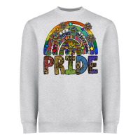 Heather Grey pride Heavyweight Sweatshirt - SublimationCraftShop