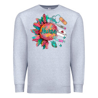 Heather Grey western  nurse medical instruments Premium Sweatshirt - BarkalooDesign