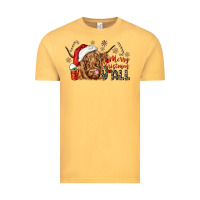 Vintage Mustard merry christmas yall Vintage Tee - CowGirlArtShop