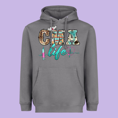 Western Nurse Cma Life Heavyweight Hoodie Designed By Barkaloodesign