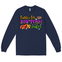 Navy laissez les bon temps rouler olivia  (1) Long Sleeve Tee - OliviaCreatesArt