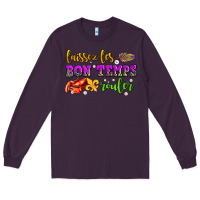 Plum laissez les bon temps rouler olivia  (1) Long Sleeve Tee - OliviaCreatesArt