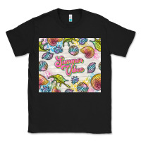 Black summer vibes with sea shells Classic Tee - TumblerDesignByShophia