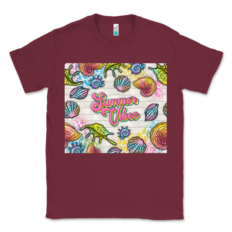 Summer Vibes With Sea Shells Classic Tee by TumblerDesignByShophia | Teevron
