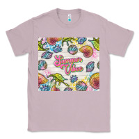 Lilac summer vibes with sea shells Classic Tee - TumblerDesignByShophia
