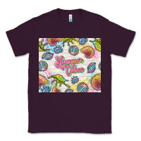 Plum summer vibes with sea shells Classic Tee - TumblerDesignByShophia