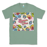 Sage summer vibes with sea shells Classic Tee - TumblerDesignByShophia