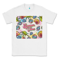 White summer vibes with sea shells Classic Tee - TumblerDesignByShophia