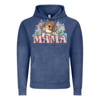 Vintage Denim Easter Bunny Mama  mother's day Vintage Hoodie - HowdyJamesFarm
