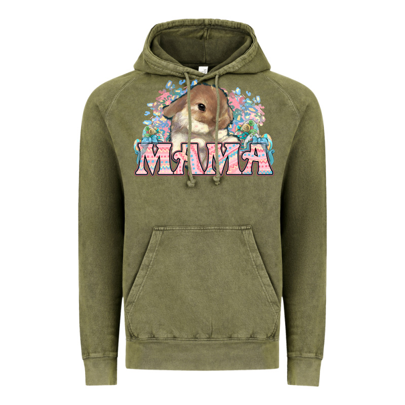 Easter Bunny Mama  Mother's Day Vintage Hoodie by HowdyJamesFarm | Teevron