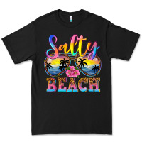 Black Salty beach Premium Tee - NancyCooperArtShop