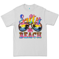 Dove Grey Salty beach Premium Tee - NancyCooperArtShop