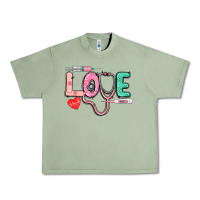 Oil Green Love Nursing Urban Heavy Tee - CowGirlArtShop