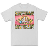 Dove Grey Easter bunny and eggs Premium Tee - RanaPortraitStore
