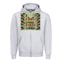 Heather Grey best buckin' dad ever Zipper Hoodie - Artiststas