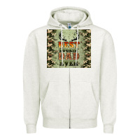 Oatmeal Heather best buckin' dad ever Zipper Hoodie - Artiststas