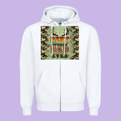 Best Buckin' Dad Ever Zipper Hoodie Designed By Artiststas