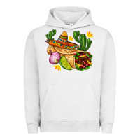 Pigment Lunar Rock burrito  with sombrero and union with cactus Urban Hoodie - AdoDesignShop