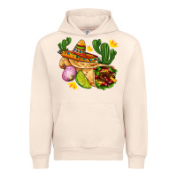 Sandshell burrito  with sombrero and union with cactus Urban Hoodie - AdoDesignShop