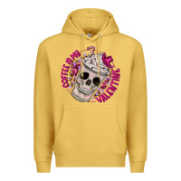 Antique Gold Coffee is my Valentine Premium Hoodie - CowhideDigitalArt